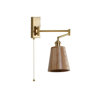 Celako™ Gildra Wall Light | Wood Bedroom Lighting