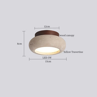 Celako™ Sabbiano Ceiling Light | Yellow Travertine Kitchen Island Lighting
