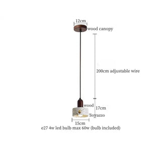Celako™ Seminato Pendant Light | Terrazzo Kitchen Island Lighting