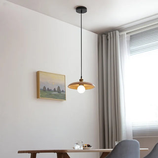Celako™ Sylvra Pendant Light | Wood Dining Room Lighting