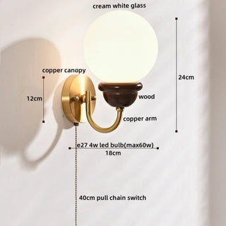 Celako™ Aesura Wall Light | Glass Living Room Lighting