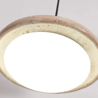 Celako™ Travona Pendant Light | Travertine Dining Room Lighting