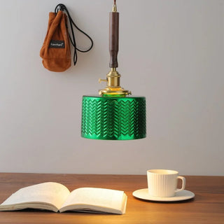 Celako™ Glimra Pendant Light | Green Glass Bedroom Lighting