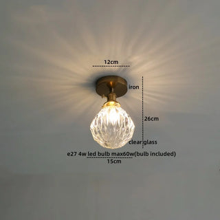Celako™ Cuprel Ceiling Light | Copper Glass Kitchen Island Lighting