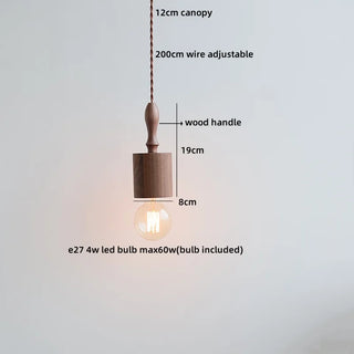 Celako™ Oberon Pendant Light | Wood Dining Room Lighting