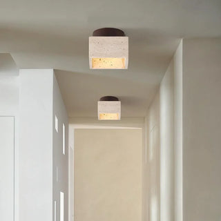 Celako™ Auriena Ceiling Light | Yellow Travertine Kitchen Island Lighting