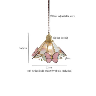 Celako™ Cuproglas Pendant Light | Glass Vintage Bedroom Lighting