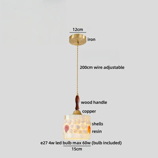 Celako™ Shiroco Pendant Light | Ceramic Bedroom Lighting