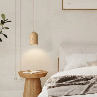 Celako™ Caletra Pendant Light | Travertine Dining Room Lighting