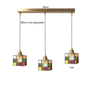 Celako™ Tessera Pendant Light | Glass Dining Room Lighting