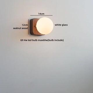 Celako™ Sorbia Wall Light | Walnut Wood Living Room Lighting