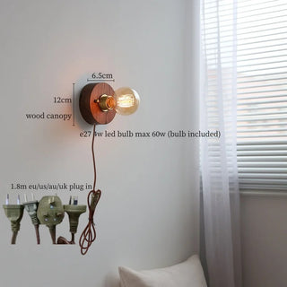 Celako™ Lignia Wall Light | Wood Living Room Lighting