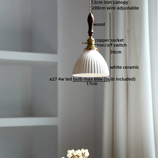Celako™ Albicera Pendant Light | Ceramic Dining Room Lighting
