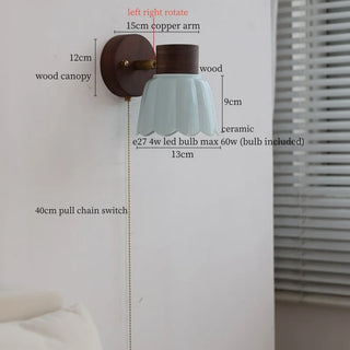 Celako™ Kawara Wall Light | Ceramic Japan Wabi Sabi
