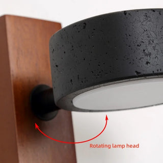 Celako™ Litica Wall Light | Black Travertine Living Room Lighting
