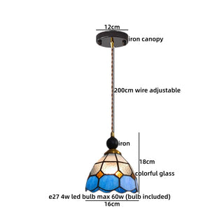 Celako™ Vitrelle Pendant Light | Glass Vintage Bedroom Lighting