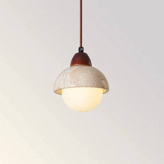 Celako™ Nuvora Pendant Light | Travertine Dining Room Lighting
