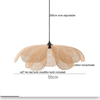 Celako™ Vimina Pendant Light | Rattan Dining Room Lighting