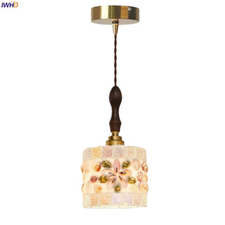 Celako™ Nacreum Pendant Light | Resin And Shell Kitchen Island Lighting