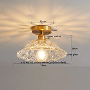 Clear Glass 25cm 2