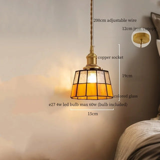 Celako™ Prismara Pendant Light | Glass Bedroom Lighting