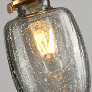 Celako™ Cineris Pendant Light | Grey Glass Bedroom Lighting