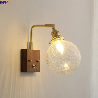 Celako™ Ambrica Wall Light | Glass Bedroom Lighting