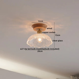 Celako™ Valuna Ceiling Light | Glass Copper Kitchen Island Lighting