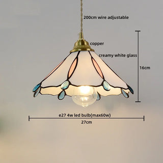 Celako™ Coralia Pendant Light | Glass Stone Bedroom Lighting