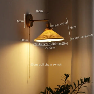 Celako™ Cerique Wall Light | Ceramic Dining Room Lighting