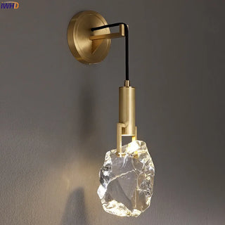 Celako™ Crisara Wall Light | Crystal Bedside Lighting