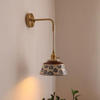 Celako™ Maiolica Wall Light | Glazed Ceramic Kitchen Island Lighting