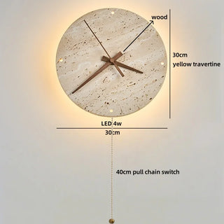 Celako™ Traveri Wall Light | Yellow Travertine Hallway Lighting