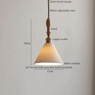 Celako™ Kaolumi Pendant Light | Ceramic Living Room Lighting