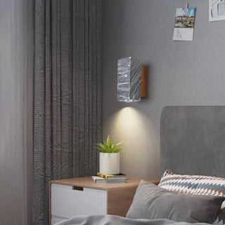 Celako™ Pietra Wall Light | Stone Bedside Lighting