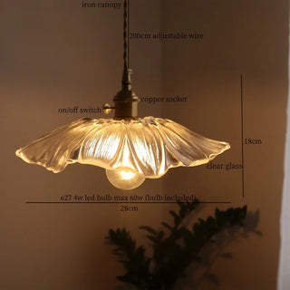 Celako™ Aurorine Pendant Light | Purple Glass Kitchen Island Lighting