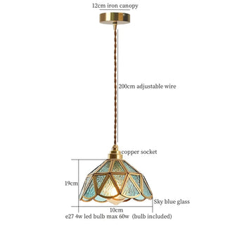 Celako™ Vitrium Pendant Light | Glass Bedroom Lighting