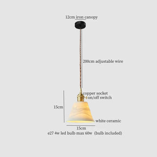 Celako™ Kaolino Pendant Light | Ceramic Kitchen Island Lighting