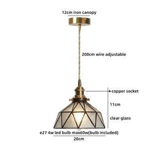 Celako™ Iustre Pendant Light | Glass Dining Room Lighting