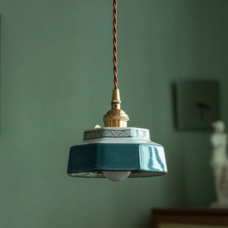 Celako™ Glazen Pendant Light | Copper Dining Room Lighting