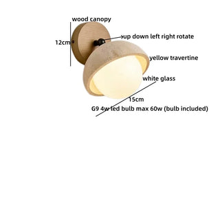 Celako™ Lumaro Wall Light | Marble Living Room Lighting