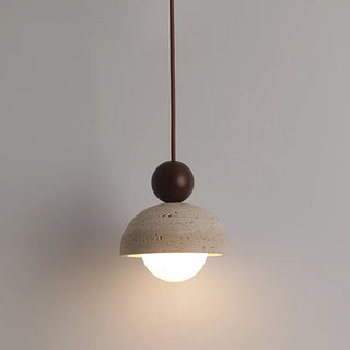 Celako™ Gemmula Pendant Light | Yellow Travertine Living Room Lighting