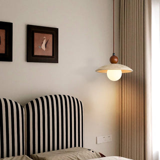 Celako™ Sferato Pendant Light | Yellow Travertine Dining Room Lighting