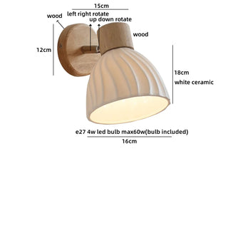Celako™ Aralyn Wall Light | Ceramic Living Room Lighting
