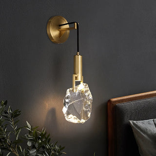 Celako™ Crisara Wall Light | Crystal Bedside Lighting
