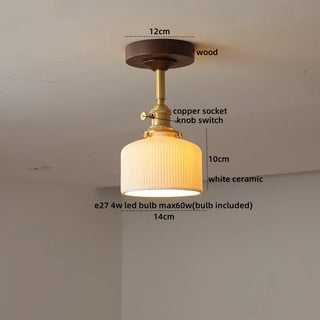 Celako™ Orbola Ceiling Light | Wood Glass Kitchen Island Lighting