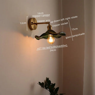 Celako™ Cuvrio Wall Light | Vintage Copper Bedroom Lighting