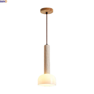 Celako™ Sabbio Pendant Light | Yellow Travertine Kitchen Island Lighting