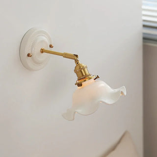 Celako™ Porcella Wall Light | White Ceramic Bedroom Lighting