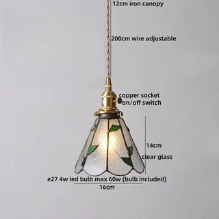Celako™ Lumera Pendant Light | Colorful Glass Bedroom Lighting